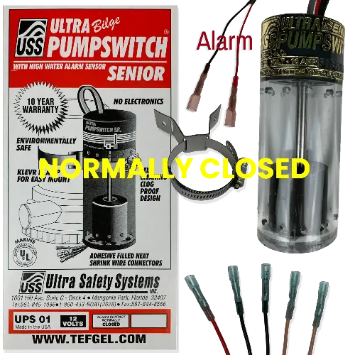 Ultra Bilge Pumpswitches™ Senior - 12 Volt Normally Closed