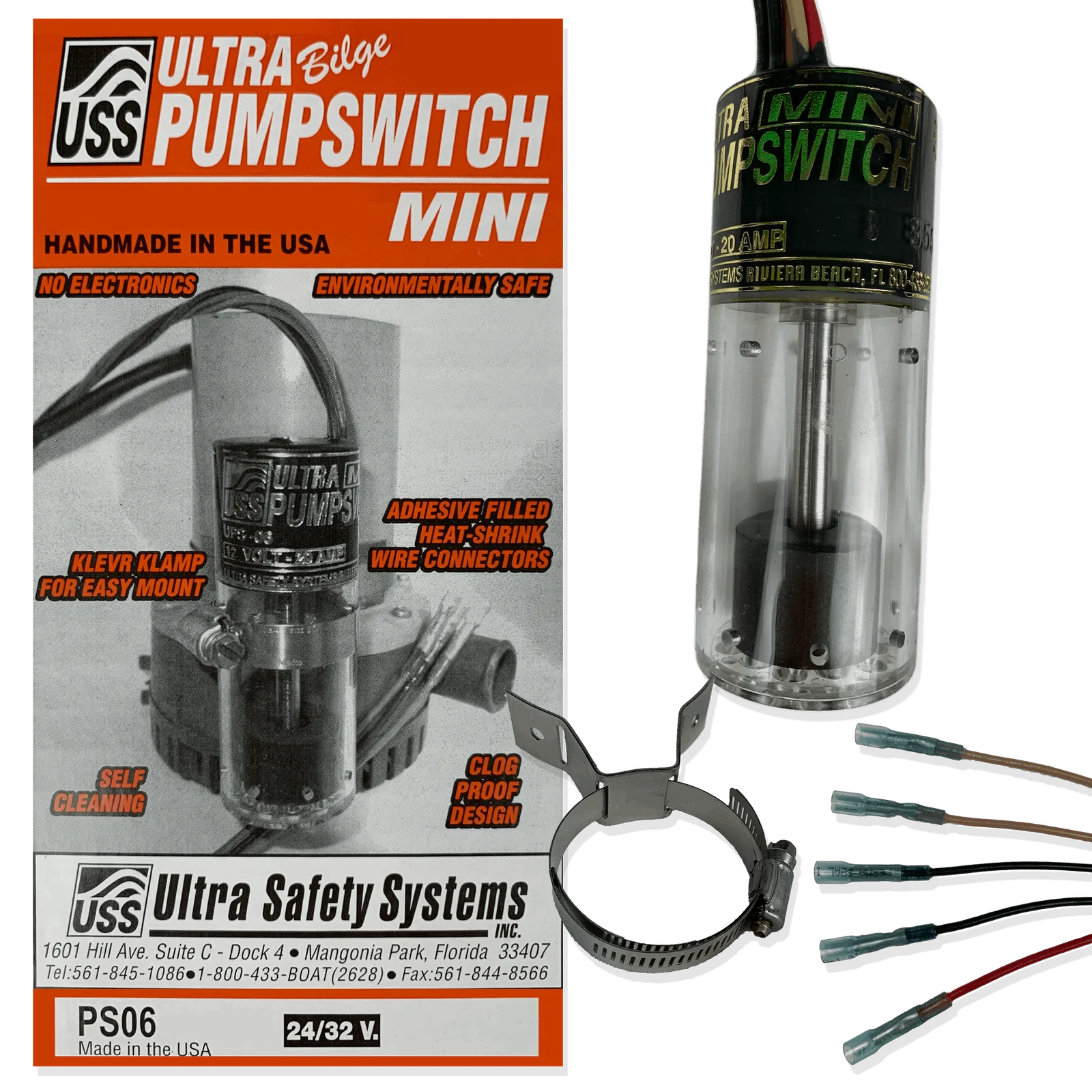 Ultra Bilge Pumpswitches Mini - 24-32 Volt