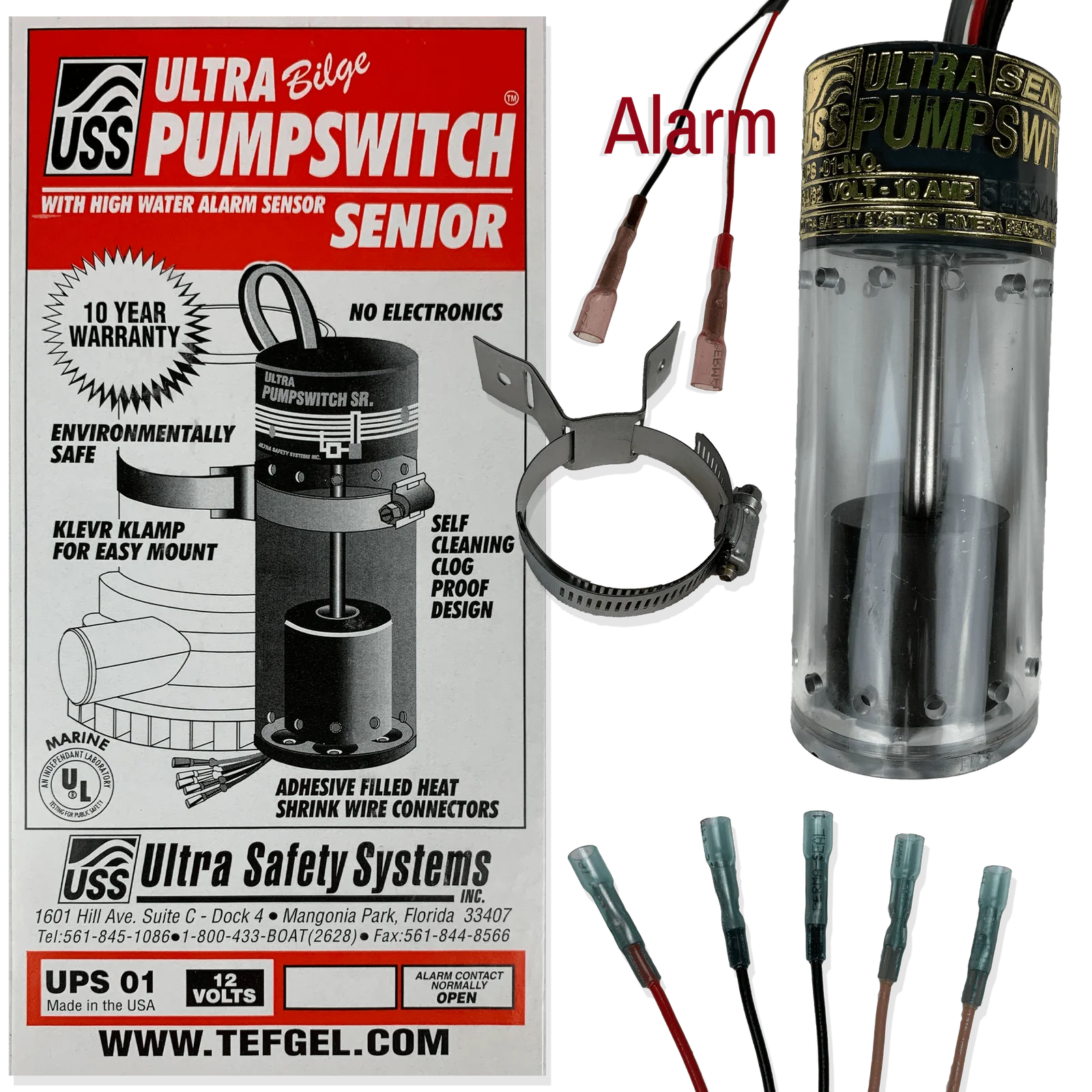 Ultra Bilge Pumpswitches™ Senior - 12 Volt